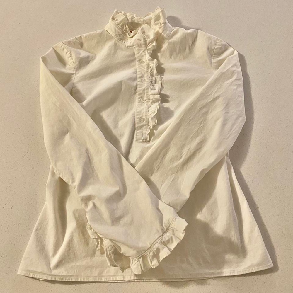 Tory Burch White Button-up